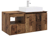 Bathroom Furniture Set 2 pcs Old Wood Engineered Wood 3404062