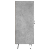Sideboard Concrete Grey 34.5x34x90 cm Engineered Wood 828536