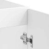 Sink Base Cabinet Lucca 2 pcs Concrete Grey Engineered Wood 3315015