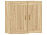 Wall Mounted Cabinets 2 pcs Sonoma Oak Engineered Wood 3197979