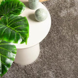 Rug ISTAN High Pile Shiny Look Grey 160x230 cm 375678