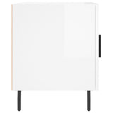 Bedside Cabinets 2 pcs High Gloss White 40x40x50 cm Engineered Wood 827601