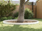 Lawn Edging 30 pcs 102 x 15 x 4 cm Steel White 8008768