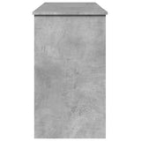 Dressing Table with Mirror Concrete Grey 100x45x76 cm 840698