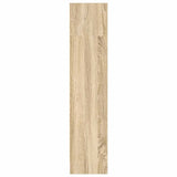 Bookcase Sonoma Oak 80x24x109 cm Engineered Wood 857837