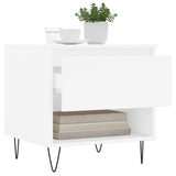 Coffee Tables 2 pcs White 50x46x50 cm Engineered Wood 830909