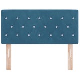 Headboard with Headboard Dark Blue 100 cm Faux Leather 42007085