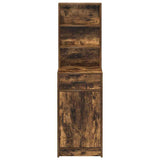 Highboard Smoked Oak 40 x 40.5 x 135 cm Engineered Wood 865077