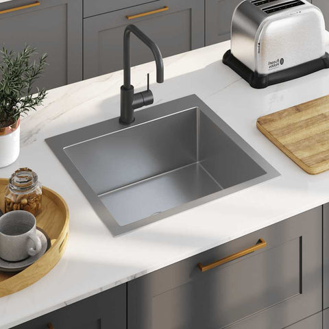 Handmade Kitchen Sink Stainless Steel 51510