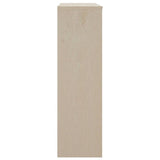Top for Highboard HAMAR Honey Brown 90x30x100cm Solid Wood Pine 340432