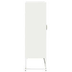 ZNTS Highboard White 68x39x123 cm Steel 853361