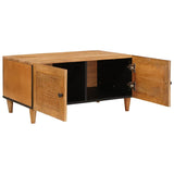 Coffee Table Light Brown 80 x 50 x 40 cm Solid Acacia wood 4018085