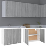 Hanging Cabinet Lyon Grey Sonoma 80x31x60 cm Engineered Wood 815589
