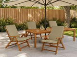 4-Piece High Back Bhair Cushions GEMERT 4 pcs 100% Polyester 945865