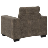 Sofa Chair with Cushion Dark grey Faux leather 4105109