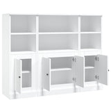 Highboards 3 pcs White Engineered Wood 3185303