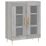 Highboard Grey Sonoma 69.5x34x180 cm Engineered Wood 3198271