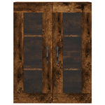 Highboard Smoked Oak 69.5x34x180 cm Engineered Wood 3198566
