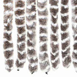 Insect Curtain Taupe and White 90x220 cm Chenille 325461