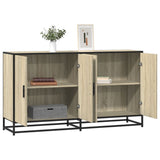 Sideboard Sonoma Oak 134x35x76 cm Engineered Wood 3300816