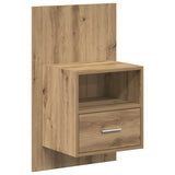 Headboard With Cabinet 3 pcs Artisan Oak Engineered Wood 3415902