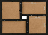 Collage Photo Frame for 24x Picture Black MDF 332791