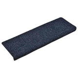 Stair Mats Self-adhesive 30 pcs 65x21x4 cm Blue Rectangular Edge 3365696