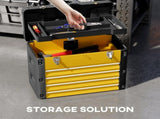 4 Drawers Large Toolbox - Yellow T3398P376747