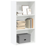 Bookcase White 60x30x114 cm Engineered Wood 857899