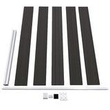 Fence Panel WPC 175x105 cm Black 148976