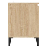 TV Cabinet with Metal Legs Sonoma Oak 103.5x35x50 cm 805971