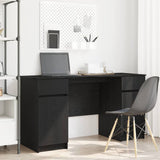 Desk Black oak Engineered wood 140 x 49 x 76 cm 3328508