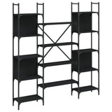 Bookshelf Black Engineered wood Large Bookshelf Rectangular 838858