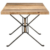 321610 Dining Table 180x90x76 cm Rough Mango Wood