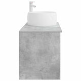 Bathroom Furniture Set 2 pcs Concrete Grey Engineered Wood 3403923