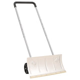 Snow Shovel with Extendable Handle Silver 61 cm Blade Steel 364819