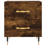 Bedside Cabinet Smoked Oak 40x35x47.5 cm Engineered Wood 827270