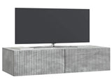 Wall-Mounted TV Cabinet Concrete Grey 98 x 41 x 30 cm 898528