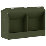 Rabbit Feeder Olive Green 64.5 x 25.5 x 45.5 cm 874595