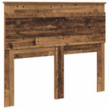 Headboard with Headboard Old Wood 135 cm Engineered Wood 887463