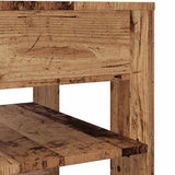 Coffee Table Old Wood 55.5x55x45 cm Engineered Wood 856818