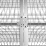 Rabbit Cage Grey 201.5x80.5x71 cm Galvanised Steel 171538