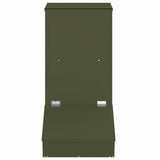 Pig Feeder Olive Green 55 x 38 x 76 cm Cold-Rolled Steel 874637