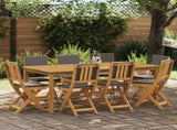 Garden Chair 8 pcs Dark Grey 38 x 46 x 85 cm Solid Acacia Wood 3416296