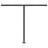 Manual Retractable Awning with LED 350x250 cm Yellow and White 3069723