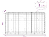 Gabion with 3.5 mm Wire and 10x10 cm Mesh 150x50x100 cm 3463293