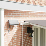 Retractable Awning Light Grey 600 x 300 cm Fabric and Aluminium 3331654