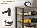 8-Tier Shoe Rack, Shoe Storage Organizer with Mesh Shelves, Free Standing Shoe Shelf Stand for 21-24 T3398P344399