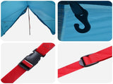 Canopy Tent Water-Resistant Blue 185T Polyester with PU Coating 42042211