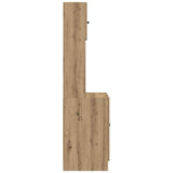 Kitchen Sideboard with Shelf 2 pcs Artisan Oak 60 x 50 x 180 cm 3365556